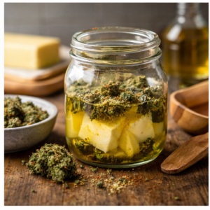 cuisine au cbd beurre et huile infusée