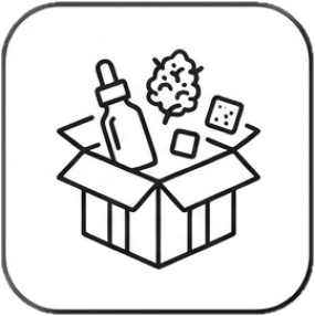 Icone panier dégustation CBD