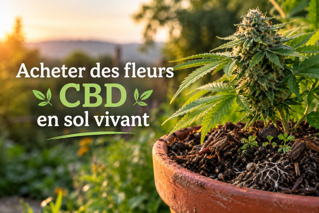 Acheter des fleurs CBD en sol vivant