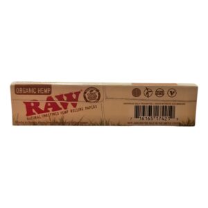 feuille slim RAW organic hemp chanvre bio