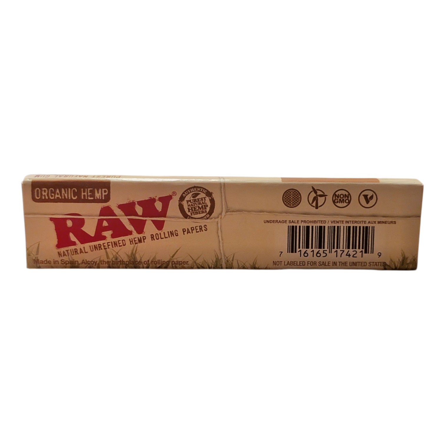 feuille slim RAW organic hemp chanvre bio