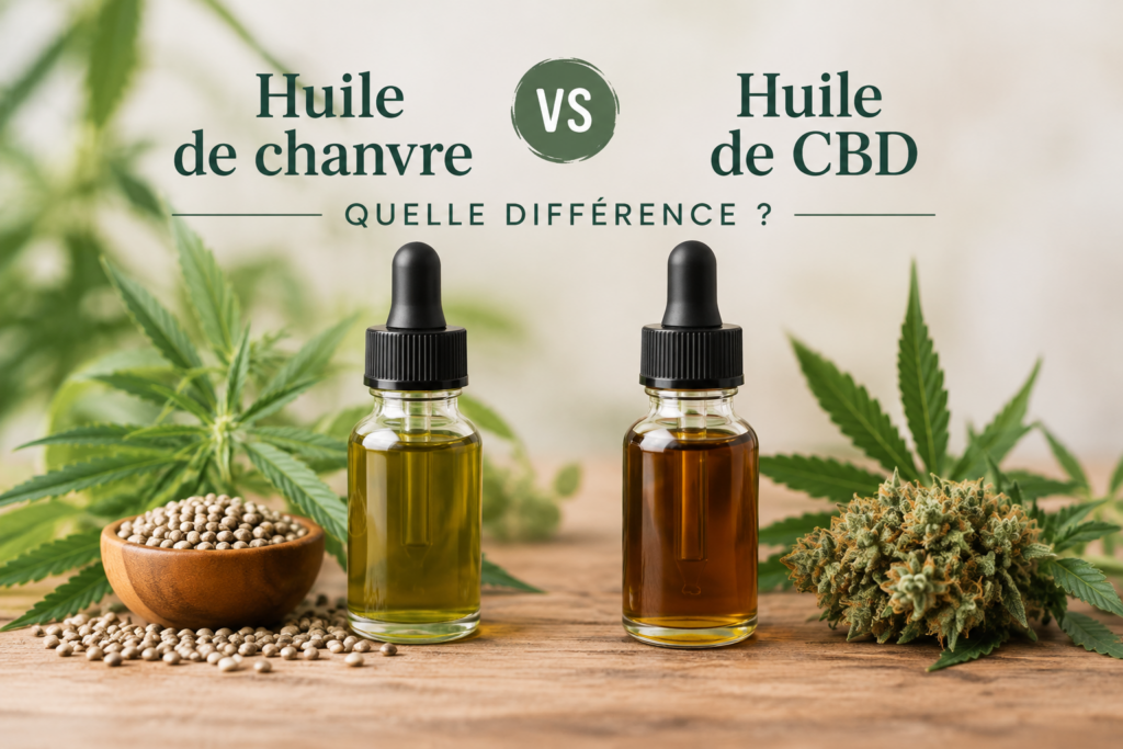 huile de chanvre vs huile de cbd